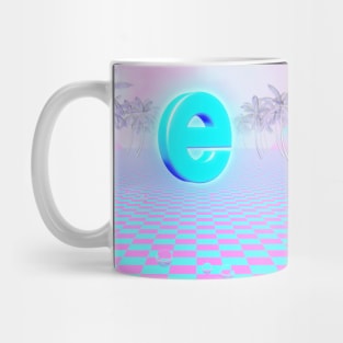 E! For Extreme Vaporwave Design Mug